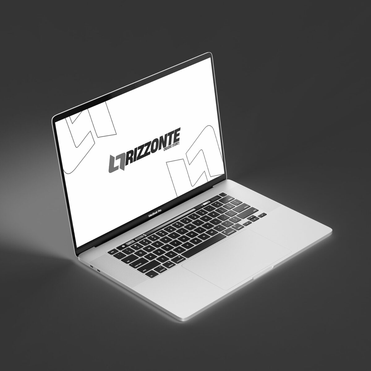 Mockup de landing page ZEUS num portátil